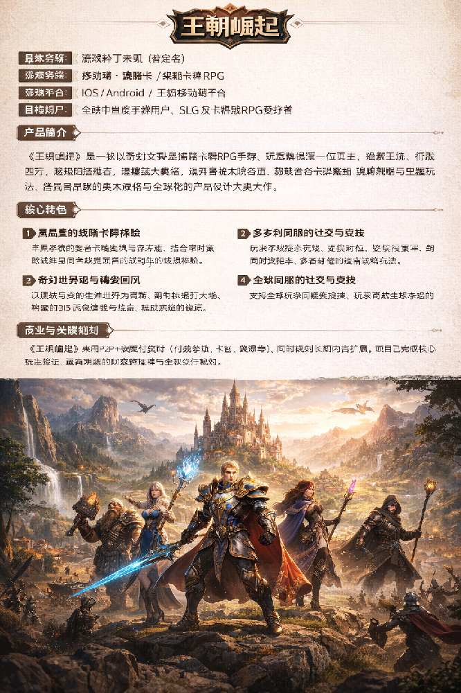 新城平台王朝崛起手游